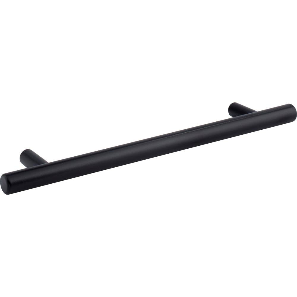 160 mm Center-to-Center Hollow Matte Black Stainless Steel Naples Cabinet Bar Pull
