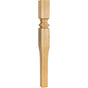 Hardware Resources - 3-1/2'' W x 3-1/2'' D x 35-1/2'' H Hard Maple Tapered Art Nouveau Post - Unfinished