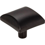 Hardware Resources - 1-1/8'' Overall Length Matte Black Square Glendale Cabinet Knob - Matte Black