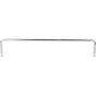 Hardware Resources - 9-1/4'' Metal Shelf Rail - Polished Chrome