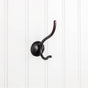 Hardware Resources - 3-13/16'' Brushed Oil Rubbed Bronze Slender Contemporary Double Prong Wall Mounted Hook - Brushed Oil Rubbed Bronze