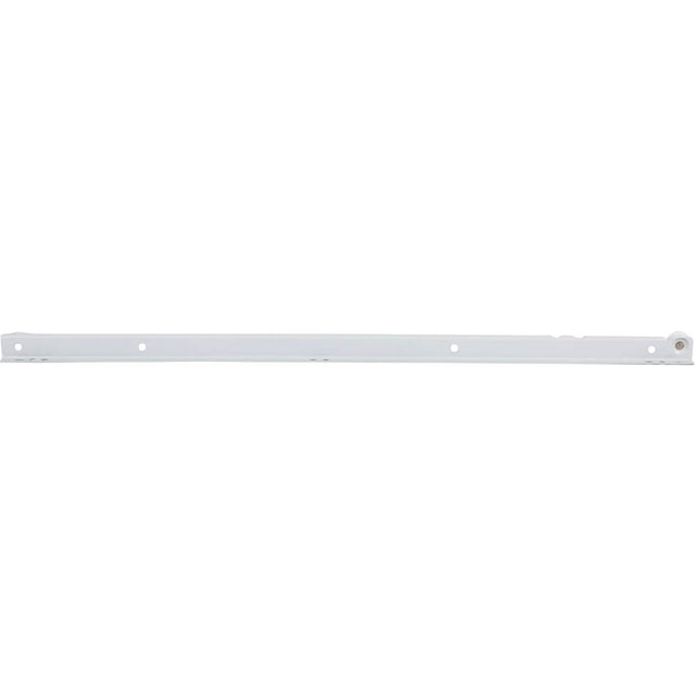 Hardware Resources - 22-5/8'' (575 mm) Single Captive V-Notch Non-self-closing 3/4 extension Side Mount Epoxy Split Slide - Drawer Left - White