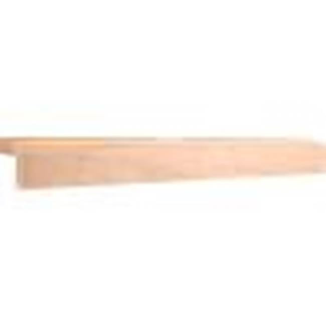 Hardware Resources - 2-1/8'' D x 2-1/8'' H Hard Maple Beveled Shaker Light Rail Moulding - Unfinished