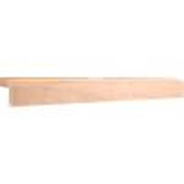 Hardware Resources - 2-1/8'' D x 2-1/8'' H Hard Maple Beveled Shaker Light Rail Moulding - Unfinished