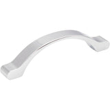Hardware Resources - 96 mm Center-to-Center Polished Chrome Arched Seaver Cabinet Pull - Polished Chrome