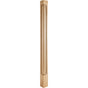 Hardware Resources - 2-3/4'' W x 2-3/4'' D x 42'' H Rubberwood Beaded Corner Post - Unfinished