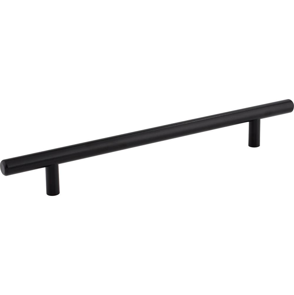 Hardware Resources - 192 mm Center-to-Center Hollow Matte Black Stainless Steel Naples Cabinet Bar Pull - Matte Black Stainless Steel