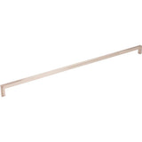 Hardware Resources - 448 mm Center-to-Center Satin Nickel Square Stanton Cabinet Bar Pull - Satin Nickel