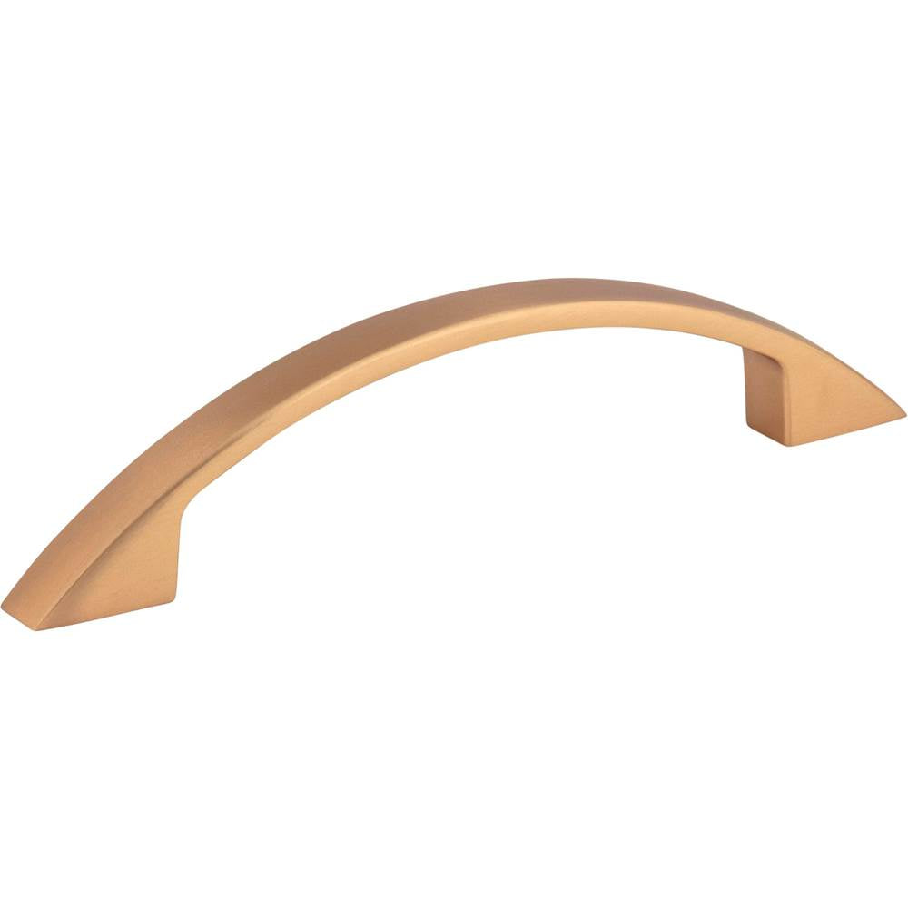 Hardware Resources - 96 mm Center-to-Center Satin Bronze Arched Somerset Cabinet Pull - Satin Bronze