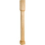 Hardware Resources - 3-1/2'' W x 3-1/2'' D x 35-1/2'' H Alder Square Recessed Post - Unfinished