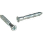 Hardware Resources - 7 mm x 50 mm Zinc Finish Flat Head Pozi Confirmat Screw with Point - Bag of 500 - Zinc