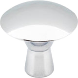 Hardware Resources - 1-1/16'' Diameter Polished Chrome Zachary Cabinet Mushroom Knob - Polished Chrome