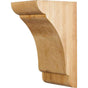 Hardware Resources - 5'' W x 6'' D x 10'' H Hard Maple Minimalist Corbel - Unfinished
