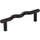 Hardware Resources - 3'' Center-to-Center Matte Black Wavy Verona Cabinet Pull - Matte Black