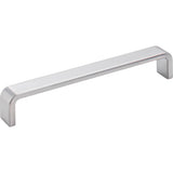 Hardware Resources - 160 mm Center-to-Center Brushed Chrome Square Asher Cabinet Pull - Brushed Chrome