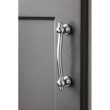 96 mm Center-to-Center Brushed Pewter Syracuse Cabinet Bar Pull