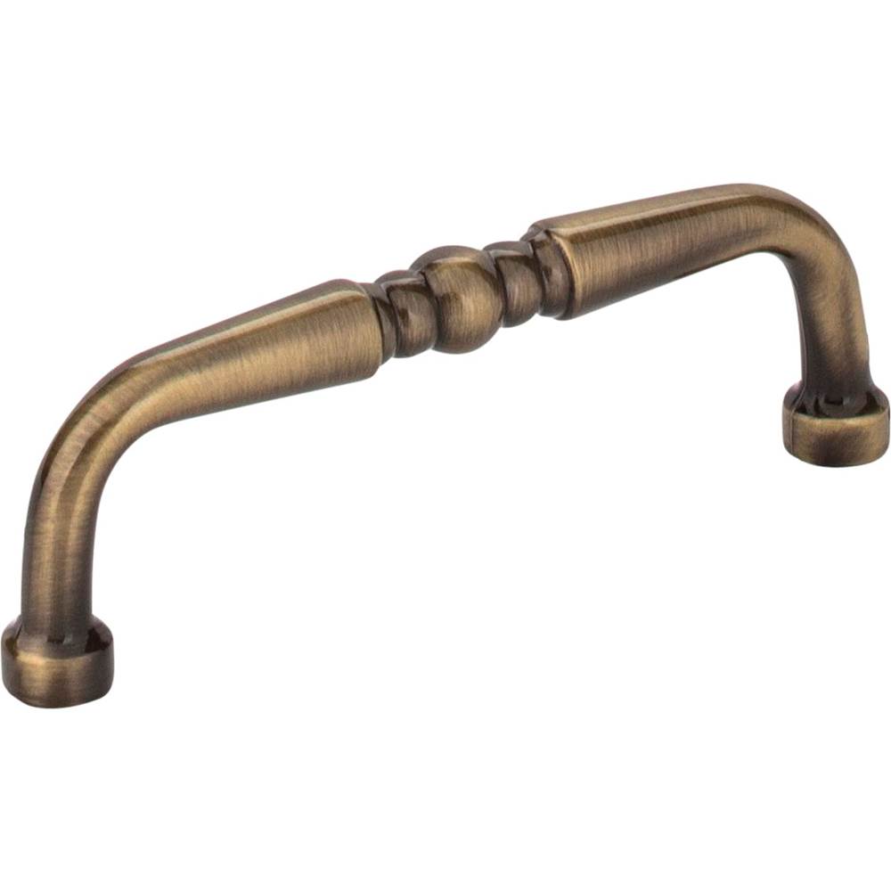 Hardware Resources - 3'' Center-to-Center Brushed Antique Brass Madison Cabinet Pull - Brushed Antique Brass