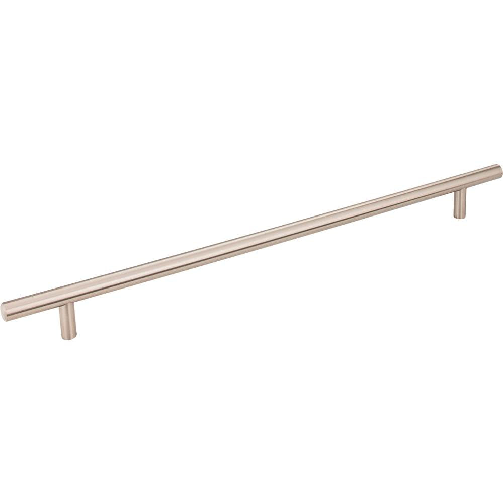 Hardware Resources - 480 mm Center-to-Center Satin Nickel Naples Cabinet Bar Pull - Satin Nickel