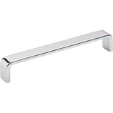 Hardware Resources - 160 mm Center-to-Center Polished Chrome Square Asher Cabinet Pull - Polished Chrome