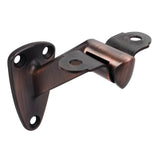 Hardware Resources - 1-7/16'' x 2-1/2'' Heavy Duty Handrail Bracket with  3-3/8'' Projection - Dark Brushed Antique Copper - Distressed Oil Rubbed Bronze