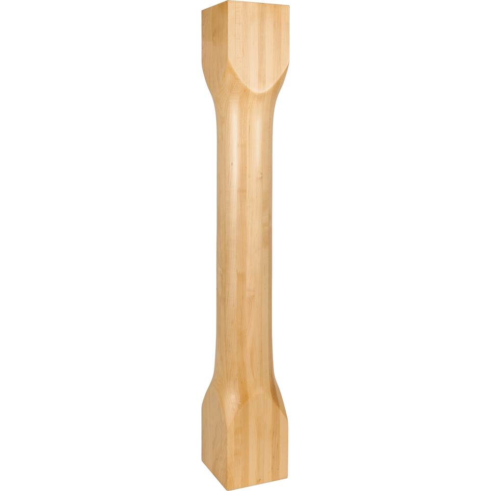 Hardware Resources - 6'' W x 6'' D x 42'' H Cherry Cathedral Turned Post - Unfinished