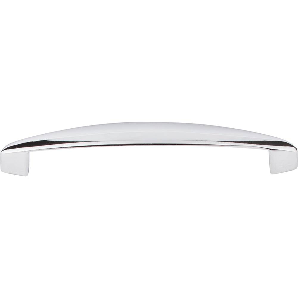 128 mm Center-to-Center Matte Black Asymmetrical Belfast Cabinet Pull