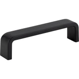 Hardware Resources - 4'' Center-to-Center Matte Black Square Asher Cabinet Pull - Matte Black