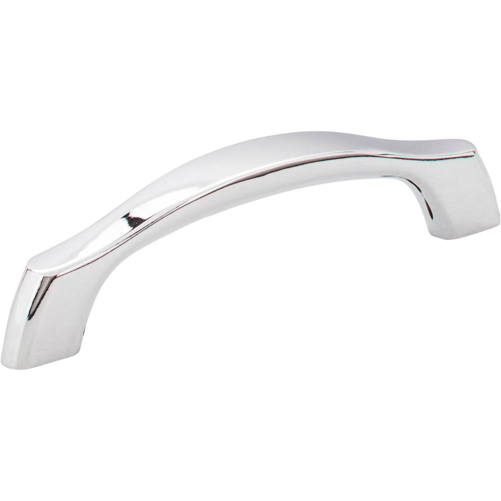 Hardware Resources - 96 mm Center-to-Center Polished Chrome Aiden Cabinet Pull - Polished Chrome