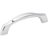 Hardware Resources - 96 mm Center-to-Center Polished Chrome Aiden Cabinet Pull - Polished Chrome