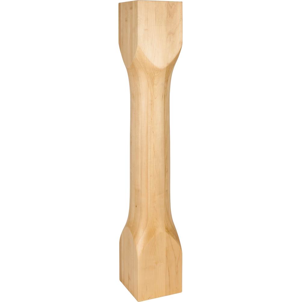 Hardware Resources - 6'' W x 6'' D x 35-1/2'' H White Birch Cathedral Turned Post - Unfinished