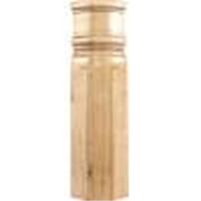 Hardware Resources - 2-7/8'' W x 1-7/8'' D x 9-7/8'' H Oak Spool and Beveled Transition Block - Unfinished