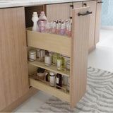 Divided Acrylic Top Tray for Vanity Pullout