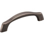Hardware Resources - 96 mm Center-to-Center Brushed Pewter Aiden Cabinet Pull - Brushed Pewter