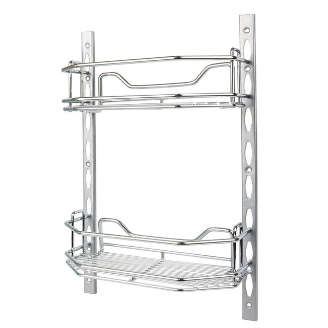 Hardware Resources - 6'' Wire Door Mounted Tray System - Chrome