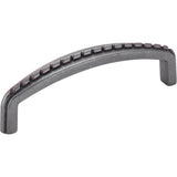 Hardware Resources - 96 mm Center-to-Center Gun Metal Rope Detailed Cypress Cabinet Pull - Gun Metal