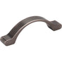 Hardware Resources - 3'' Center-to-Center Brushed Pewter Arched Seaver Cabinet Pull - Brushed Pewter