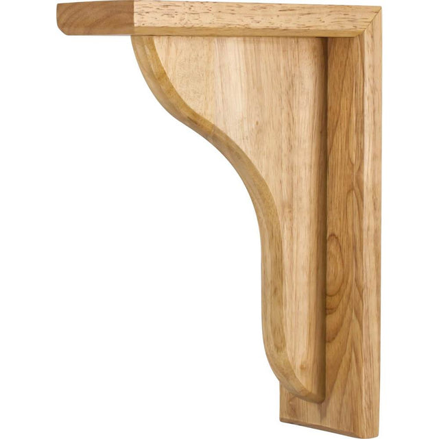 Hardware Resources - 3'' W x 7-5/8'' D x 10-1/2'' H Hard Maple Beveled Bar Corbel - Unfinished