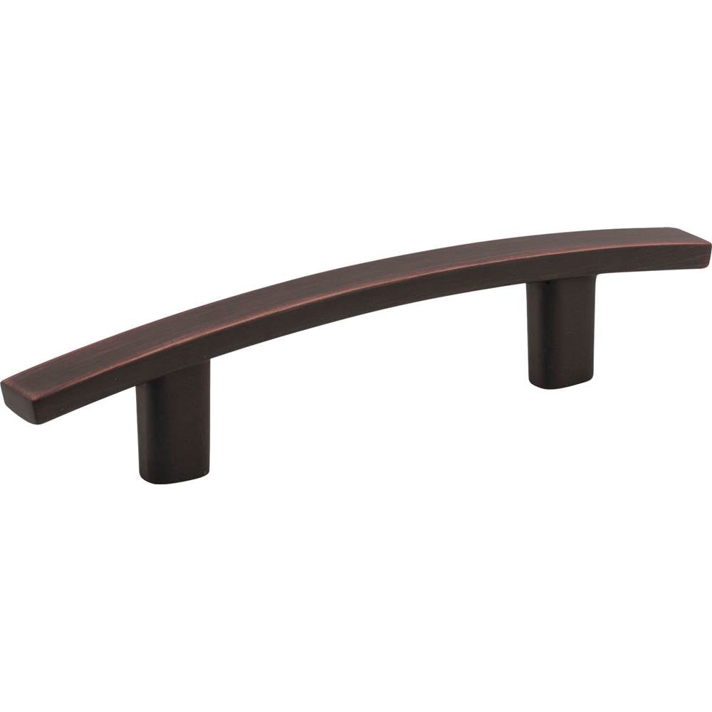 Hardware Resources - 3'' Center-to-Center Brushed Oil Rubbed Bronze Square Thatcher Cabinet Bar Pull - Brushed Oil Rubbed Bronze