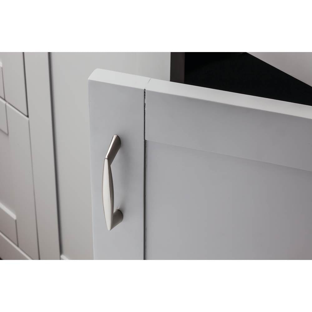 128 mm Center-to-Center Brushed Pewter Zachary Cabinet Pull