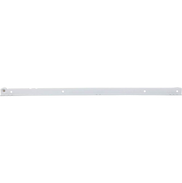 Hardware Resources - 22-5/8'' (575 mm) Single Captive V-Notch Non-self-closing 3/4 extension Side Mount Epoxy Split Slide - Drawer Right - White