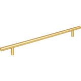 Hardware Resources - 256 mm Center-to-Center Brushed Gold Naples Cabinet Bar Pull - Brushed Gold