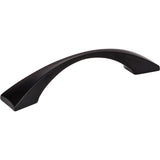 Hardware Resources - 96 mm Center-to-Center Matte Black Square Glendale Cabinet Pull - Matte Black