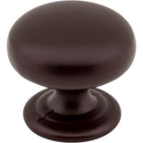 Hardware Resources - 1-1/4'' Diameter Dark Bronze Florence Cabinet Mushroom Knob - Dark Bronze