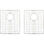 Hardware Resources - Stainless Steel Bottom Grids for Handmade 50/50 Double Bowl Sink (HMS250) - Stainless Steel