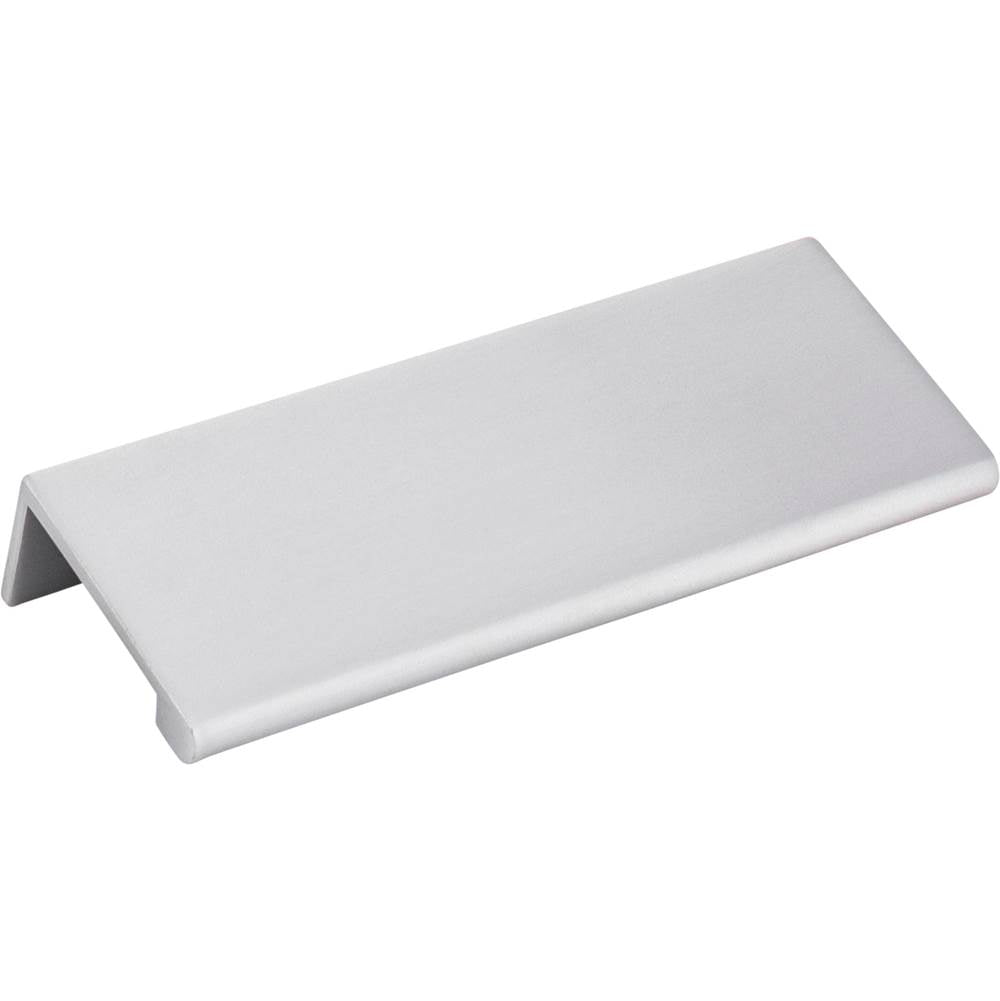 Hardware Resources - 4'' Overall Length Brushed Chrome Edgefield Cabinet Tab Pull - Brushed Chrome