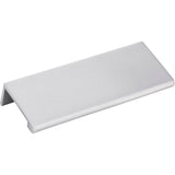 Hardware Resources - 4'' Overall Length Brushed Chrome Edgefield Cabinet Tab Pull - Brushed Chrome