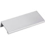 Hardware Resources - 4'' Overall Length Brushed Chrome Edgefield Cabinet Tab Pull - Brushed Chrome