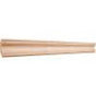 Hardware Resources - 3/4'' D x 2-1/2'' H Cherry Ogee Cove Crown Moulding - Unfinished