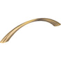 Hardware Resources - 128 mm Center-to-Center Brushed Antique Brass Arched Kingsport Cabinet Pull - Brushed Antique Brass