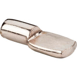 Hardware Resources - Bright Nickel 1/4'' Spoon Shelf Support - Priced and Sold by the Thousand - Bright Nickel